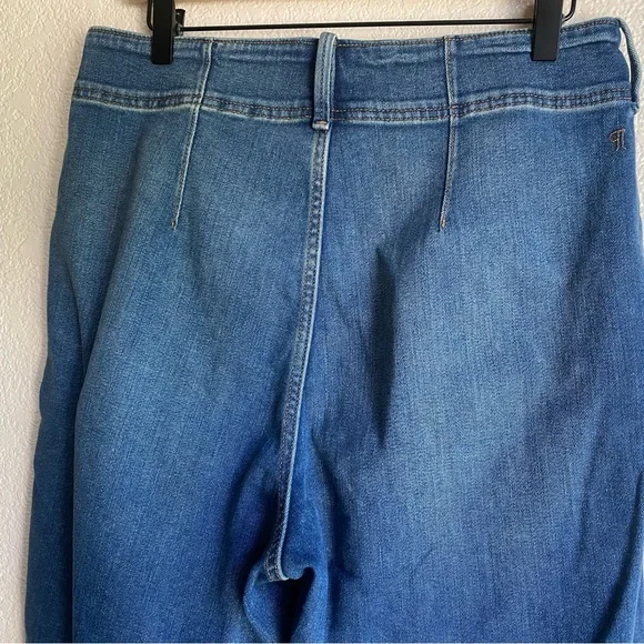 Anthropologie Pilcro Eventide Trouser High-Rise Wide-Leg Jeans - Picture 7 of 9